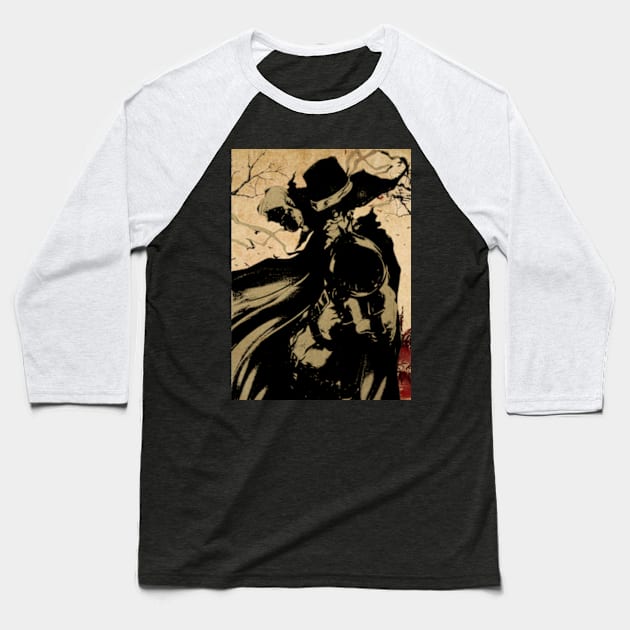 Justice afro samurai Baseball T-Shirt by lazymost